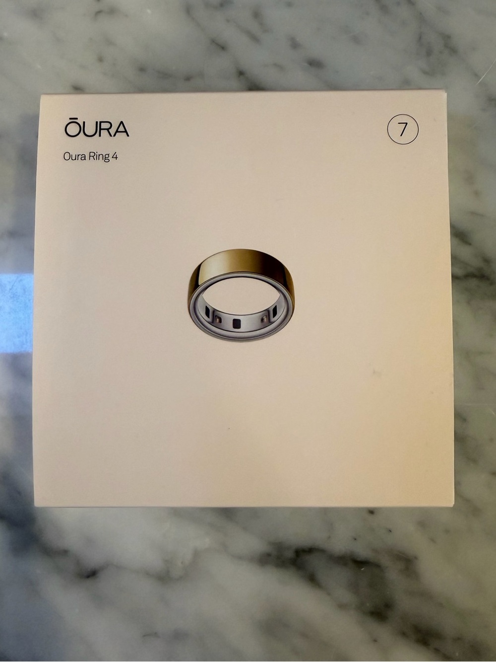 Oura Gen 4 gold ring size 7, BNIB